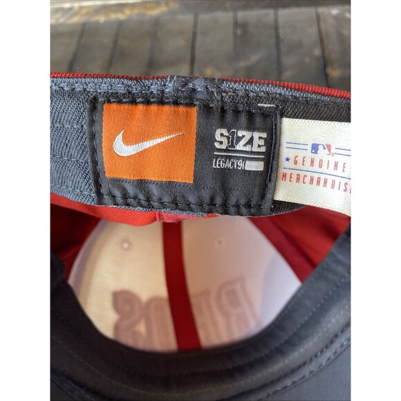 Cincinnati Reds Nike 1 Size Fitted Baseball Hat Cap - Picture 6 of 9